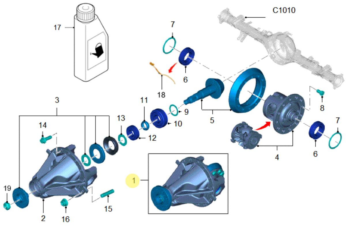 CAJA DIFERENCIAL . PLANO REF#1
