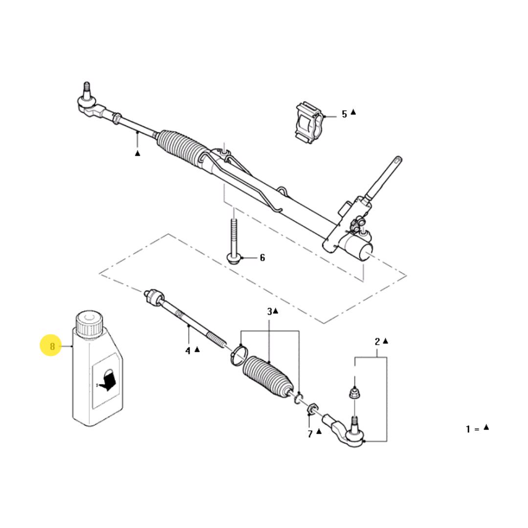 LIQUIDO DIRECCION DE POTENCIA 1L. PLANO REF#8