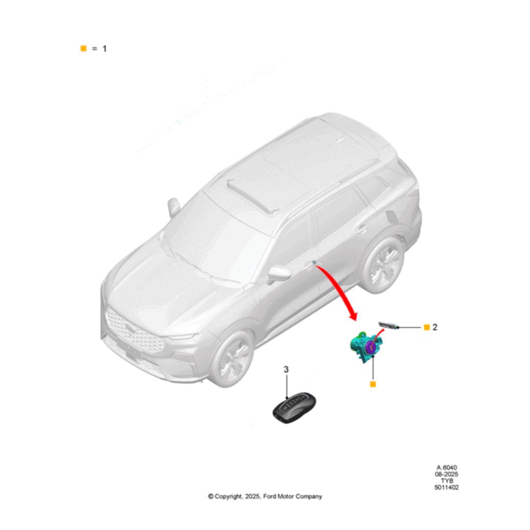 LLAVE COMANDO CONTROL REMOTO. PLANO REF#3