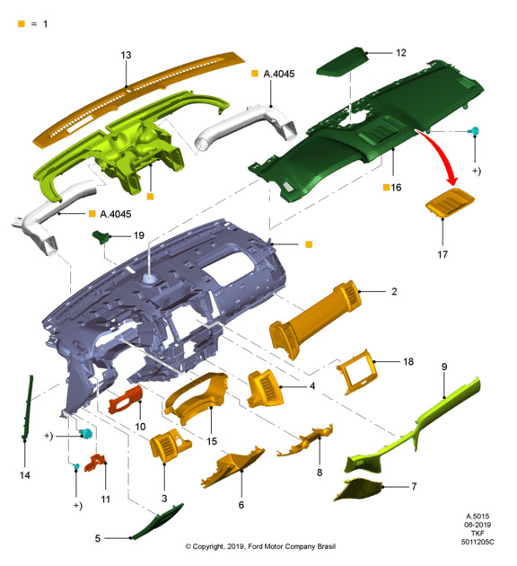 PANEL DE INSTRUMENTOS. PLANO REF#1