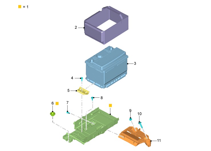 BATERIA 12V VOLT - 590 A - 56 AH. PLANO REF#3