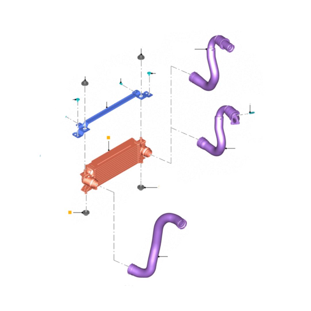 CONDUCTO DE ENTRADA A INTERCOOLER. PLANO REF#03A