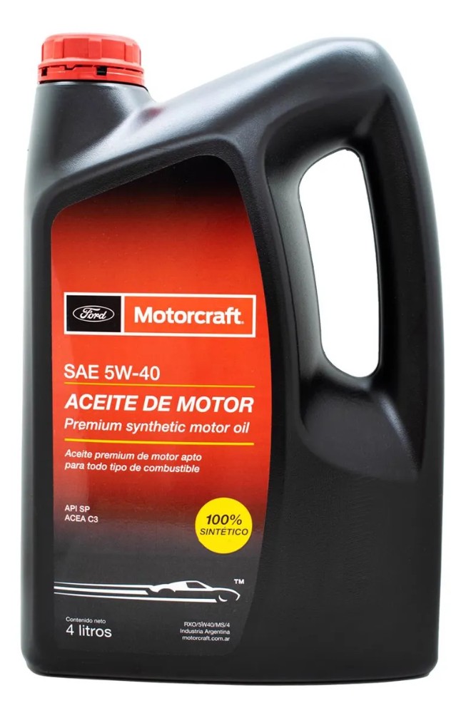 ACEITE SINTETICO 5W40 X 4 LTS (MOTORCRAFT)