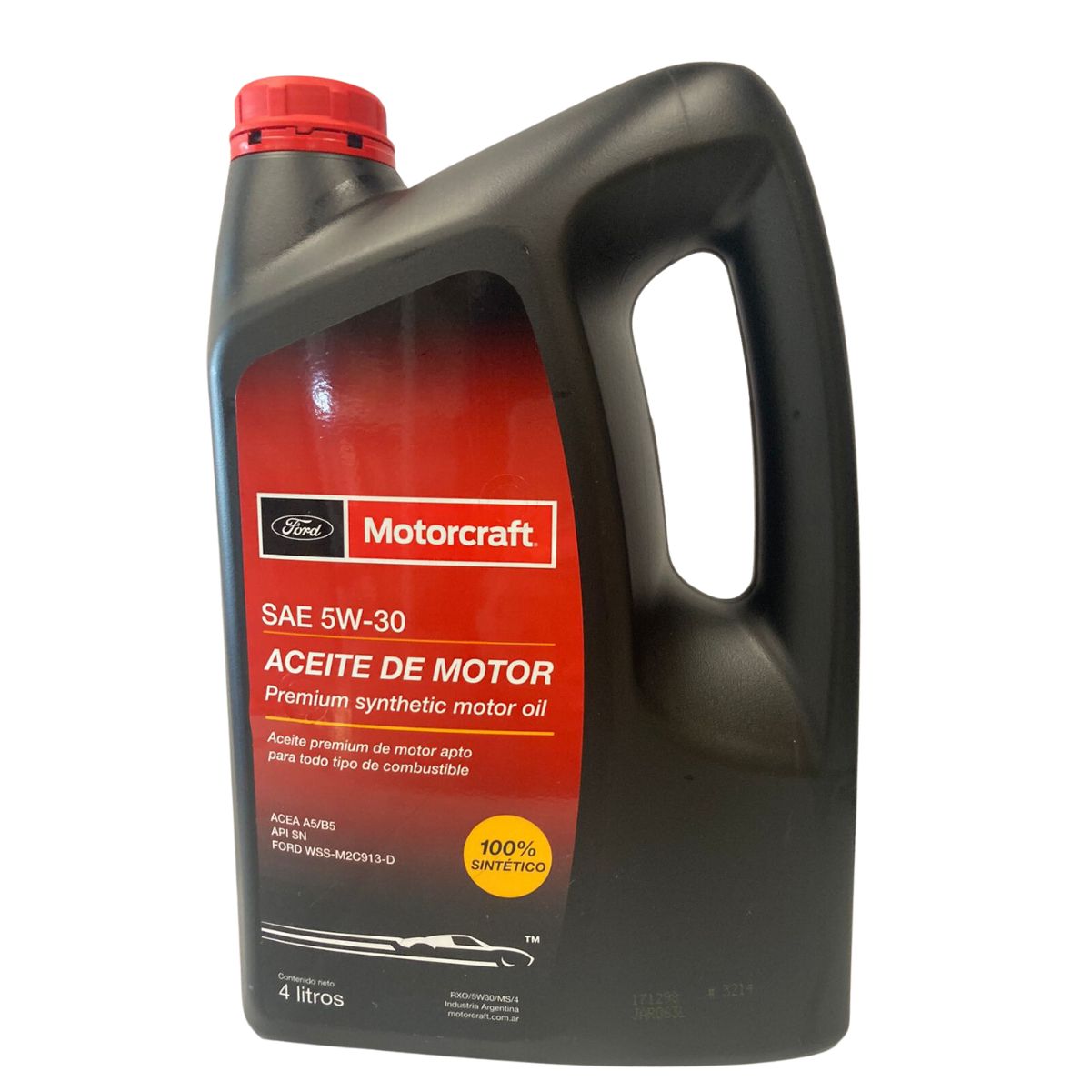 ACEITE SINTETICO 5W30 X 4 LTS (MOTORCRAFT)