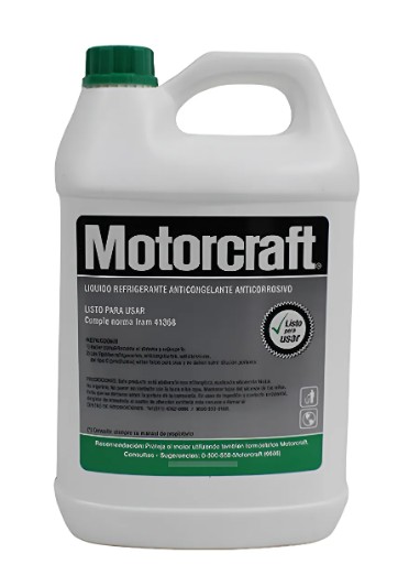 LIQUIDO REFRIGERANTE ANTICONGELANTE ANTICORROSIVO X 4 LTS VERDE (MOTORCRAFT)