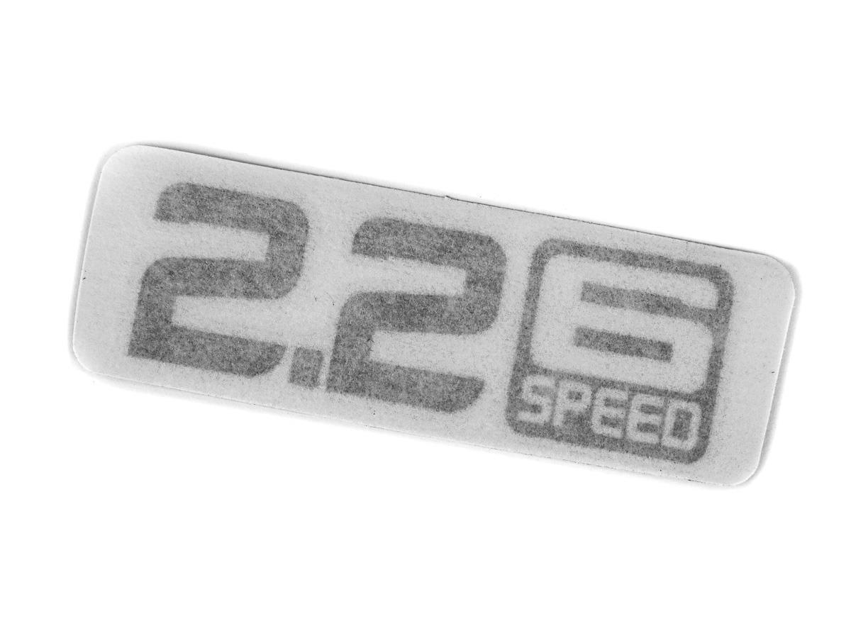 PLACA EMBLEMA "2 2" LATERAL DE GUARDABARRO