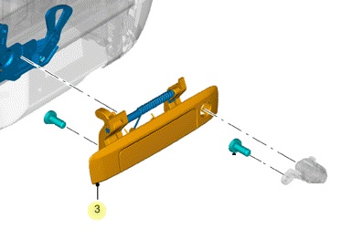 MANIJA CERRADURA PORT&Oacute;N CAJA CARGA, , large image number 1