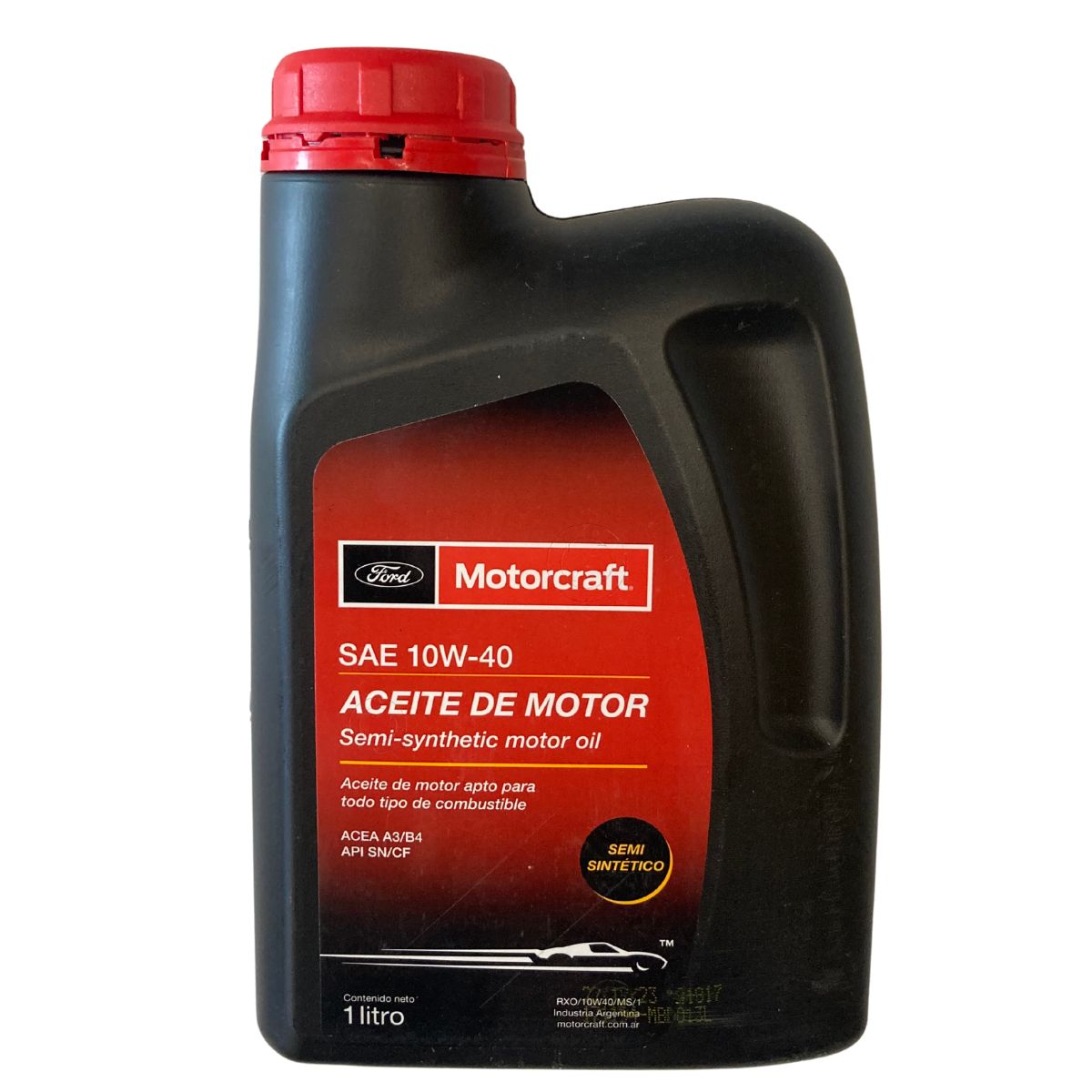 ACEITE SEMISINTETICO 10W40 X 1 LT (MOTORCRAFT)