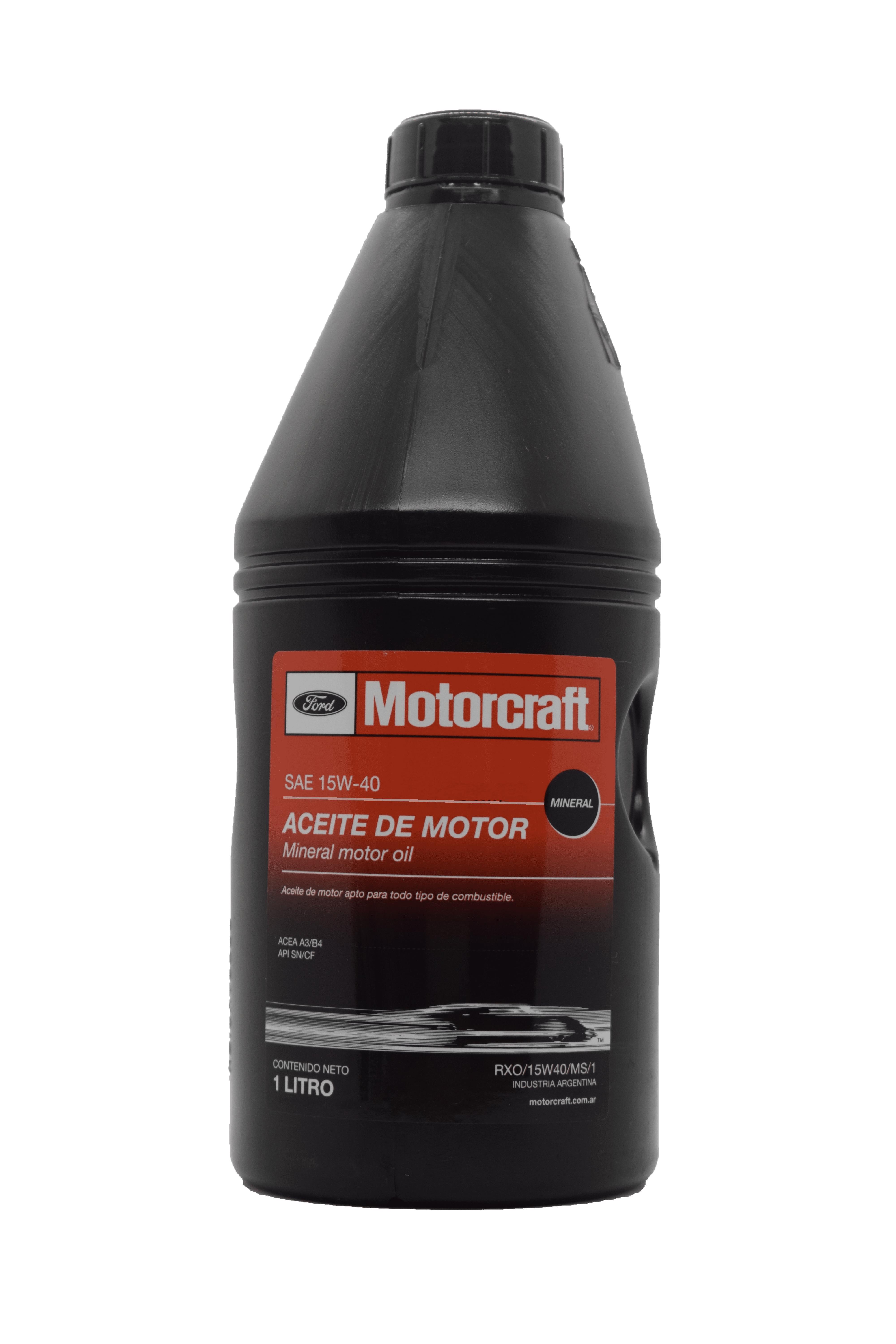 ACEITE MINERAL 15W40 X 1 LT (MOTORCRAFT)