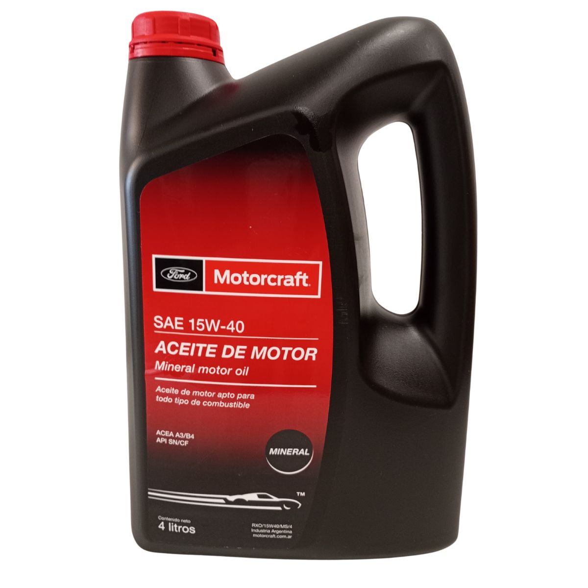 ACEITE MINERAL 15W40 X 4 LTS (MOTORCRAFT)