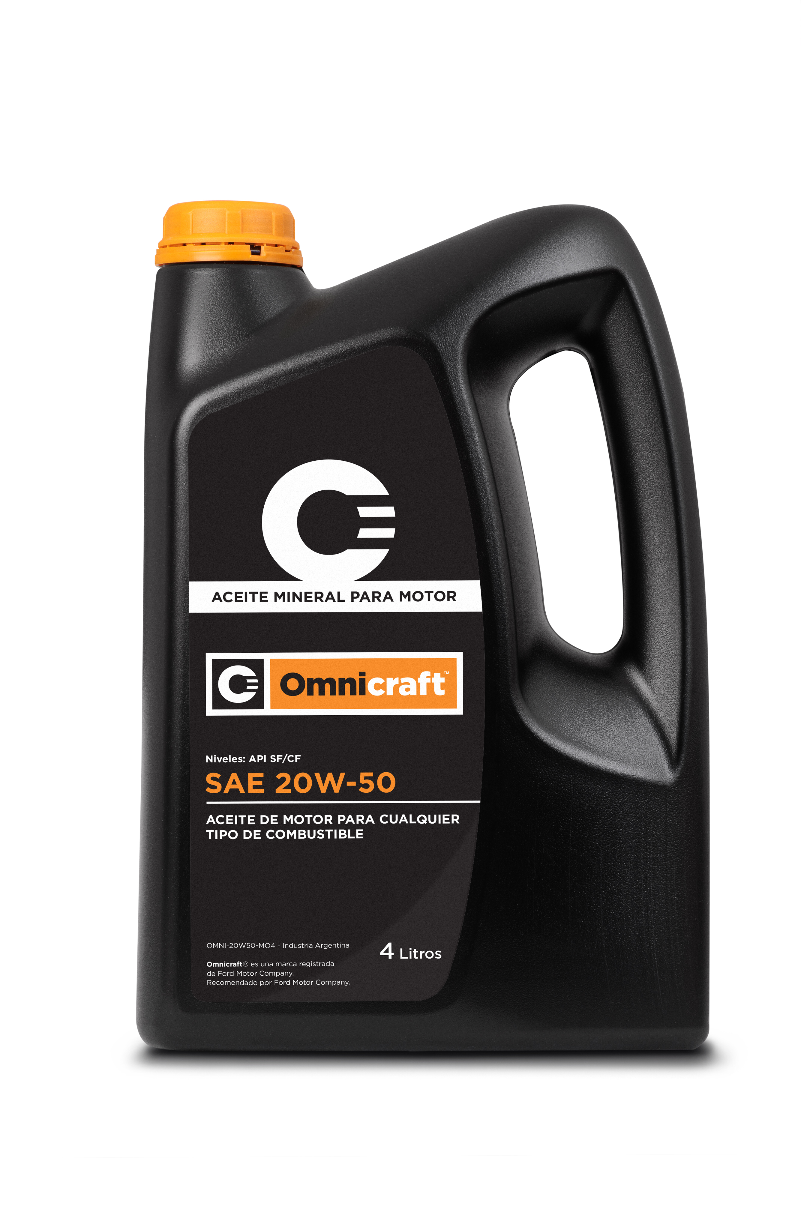 ACEITE MINERAL 20W50 X 4 LTS (OMNICRAFT)
