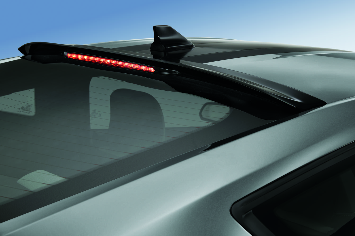 SPOILER TRASERO DE TECHO NEGRO ESPEJADO DE AIR DESIGN®, , large image number 1