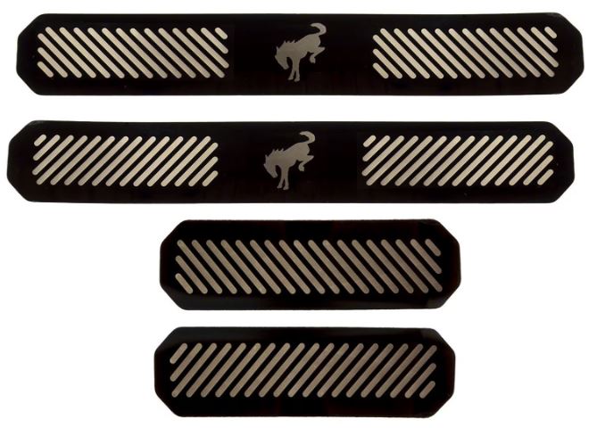 Juego 4 Placas Decorativas de Zocalo Black Platinum