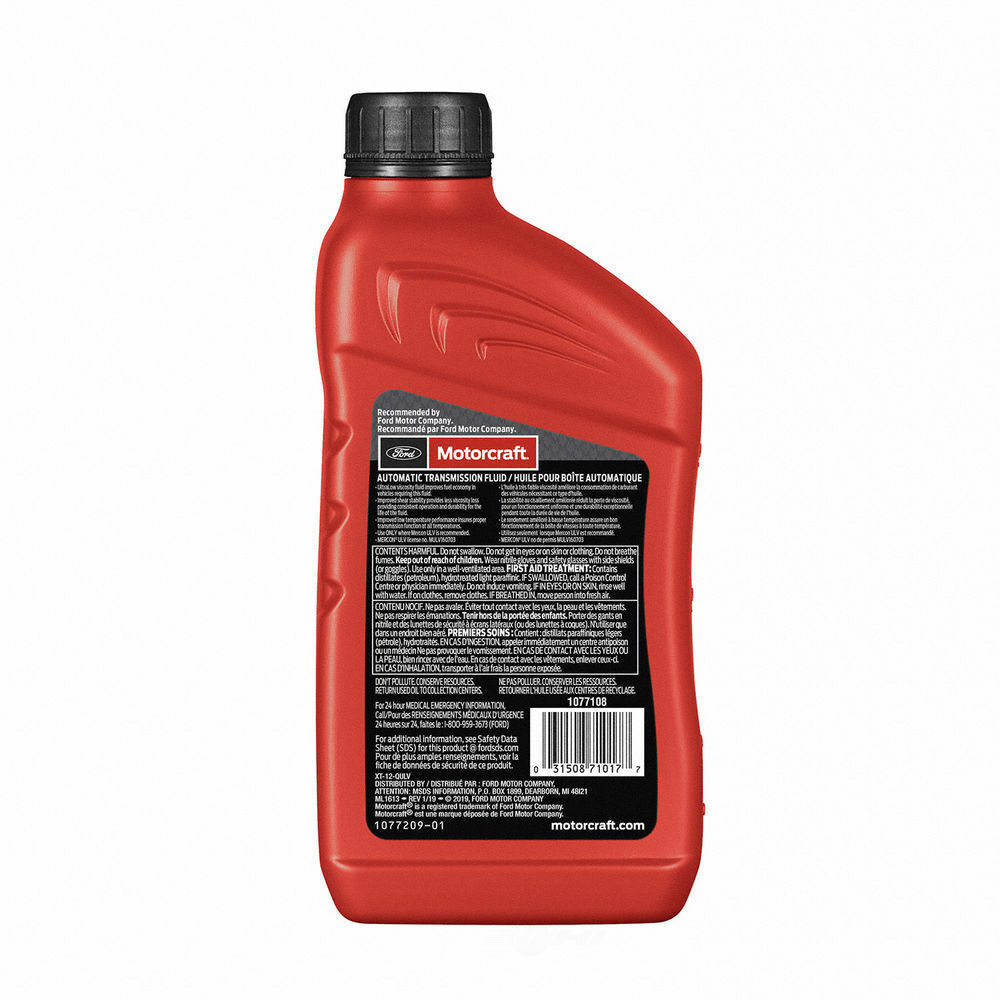 ACEITE PARA CAJA DE CAMBIOS AUTOMATICA MERCON ULV WSS-M2C949-A 1 LITRO, , large image number 1