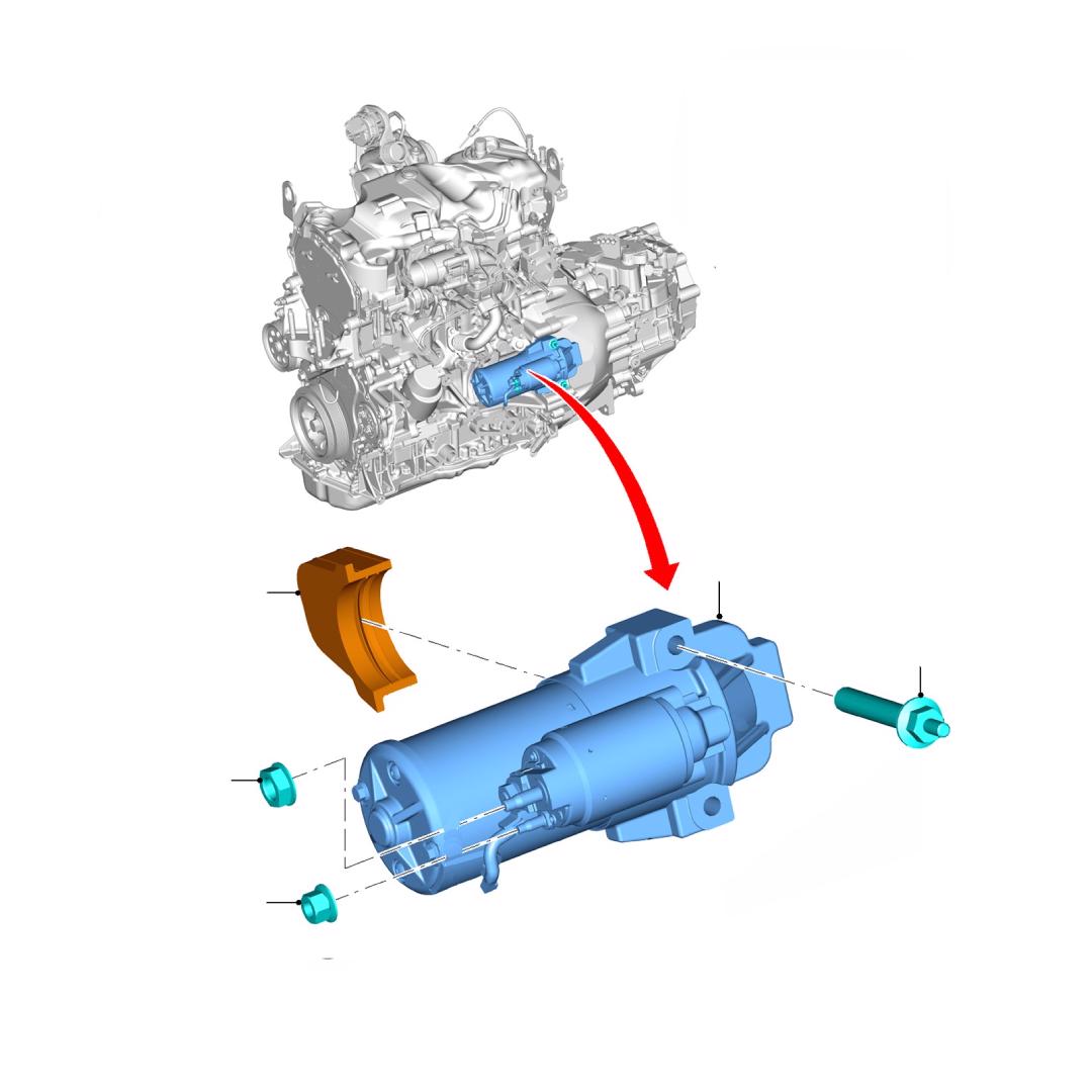 MOTOR DE ARRANQUE. PLANO REF#01