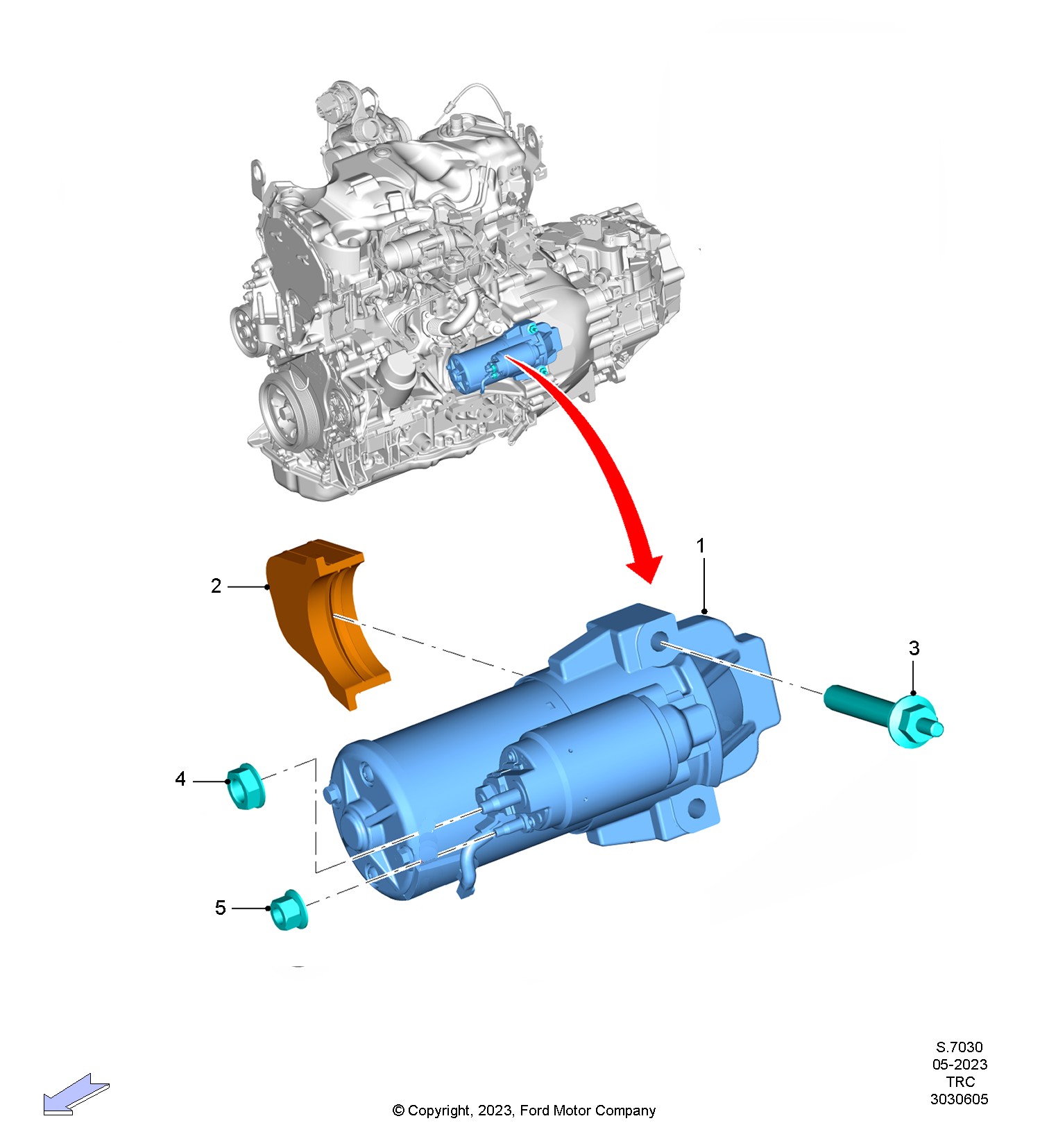 MOTOR DE ARRANQUE. PLANO REF#01, , large image number 1