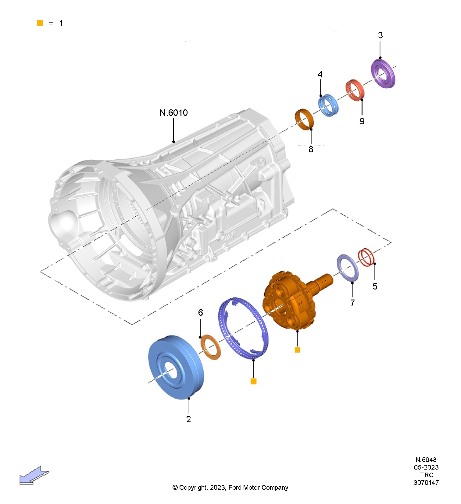 TOMA DE FUERZA DE CAJA. PLANO REF#01
