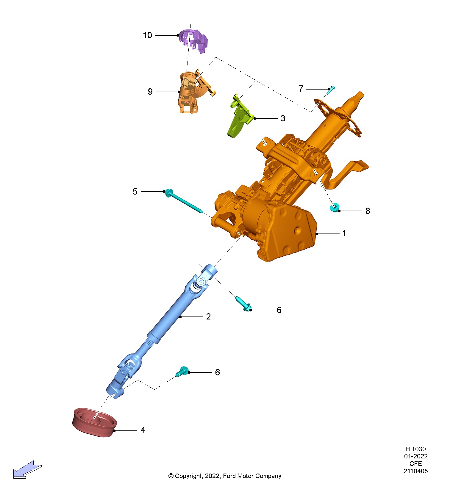 MODULO RECEPTOR DE IGNICION. PLANO REF#06