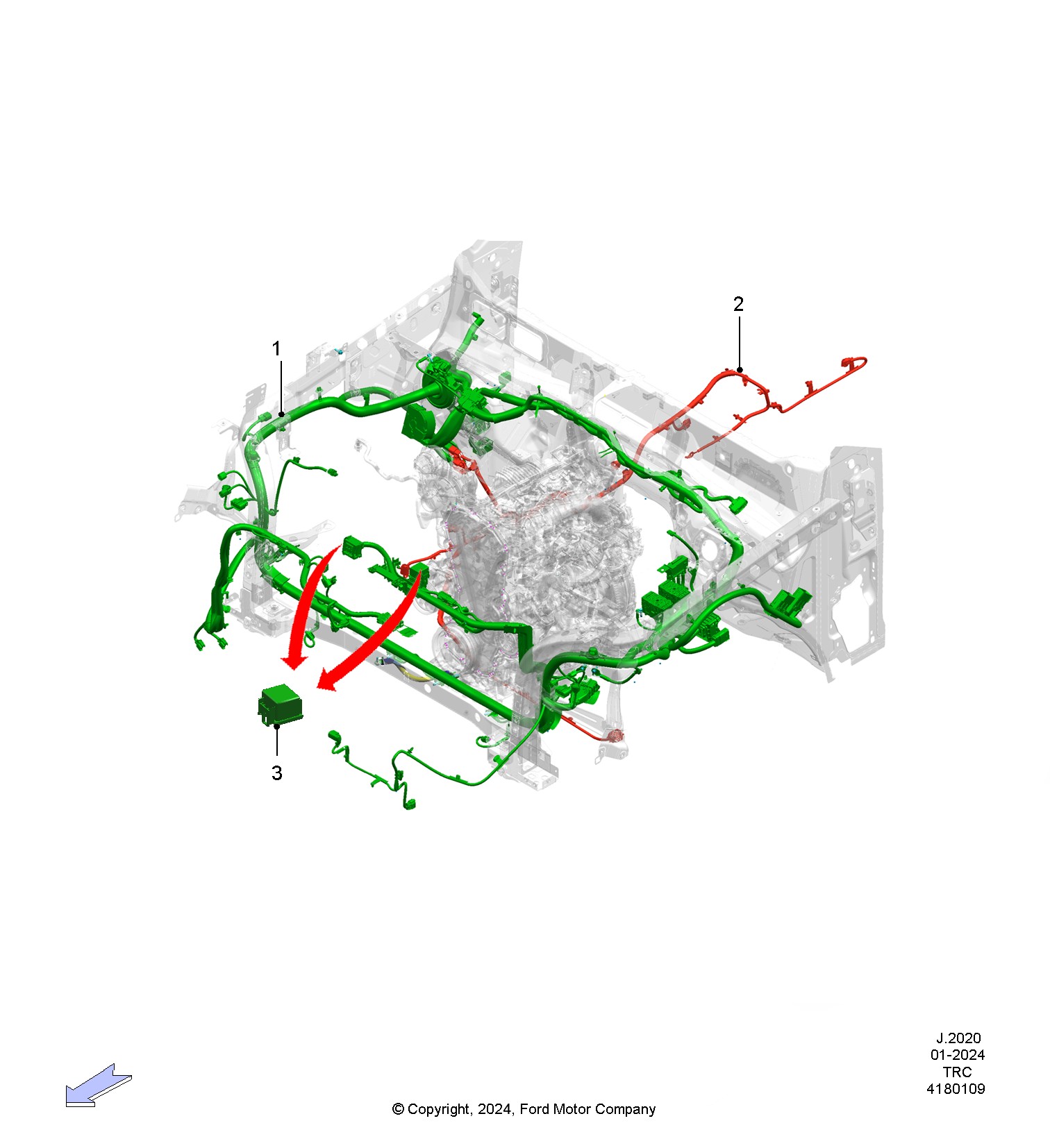 CABLEADO DE FRENOS (LADO DERECHO DE CHASIS). PLANO REF#02
