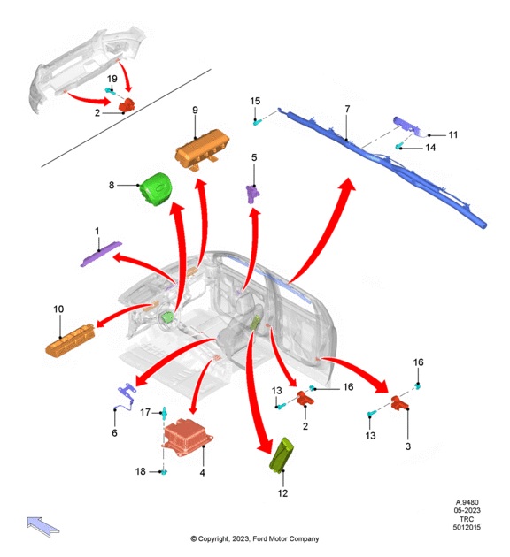 MODULO - AIRBAG. PLANO REF#12, , large image number 0