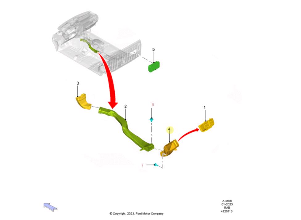 CONDUCTO DE AIRE - CALEFACTOR. PLANO REF#4